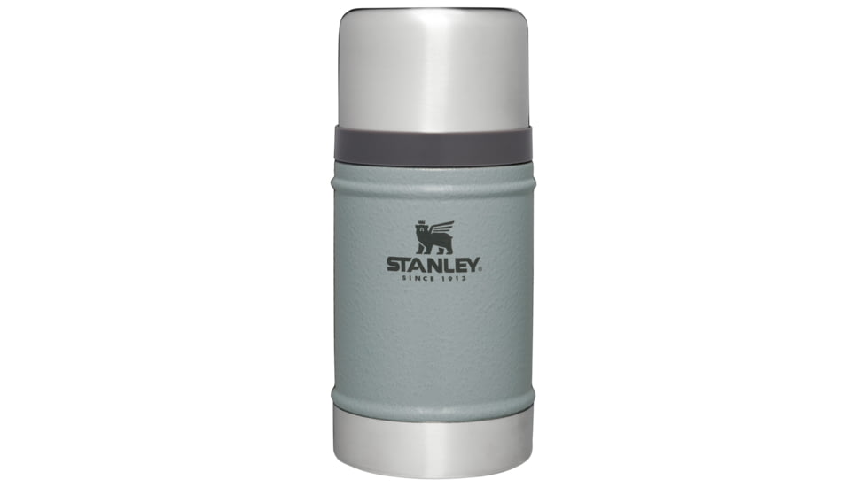 Stanley The Legendary Classic Food Jar, Hammertone Silver, 24 oz/0.71 L, 10-11350-003