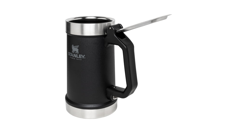 Stanley The Opener Stein Bottle, Matte Black, 24 oz/0.71 L, 10-09845-002