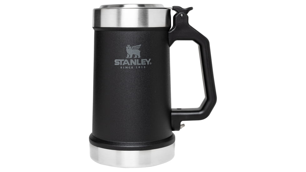Stanley The Opener Stein Bottle, Matte Black, 24 oz/0.71 L, 10-09845-002