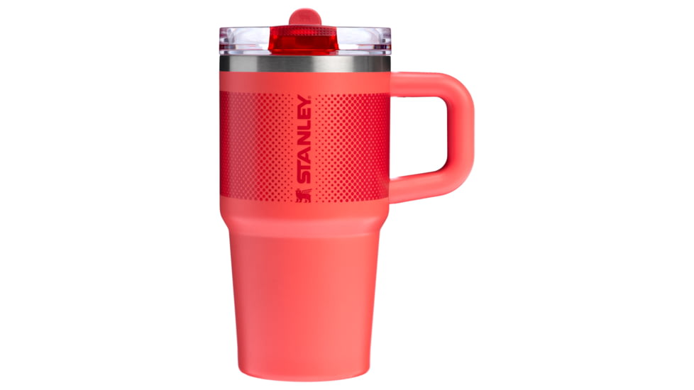 Stanley The Quencher ProTour Flip Straw Tumbler, Hot Coral Fade, 20 oz, 10-12484-038