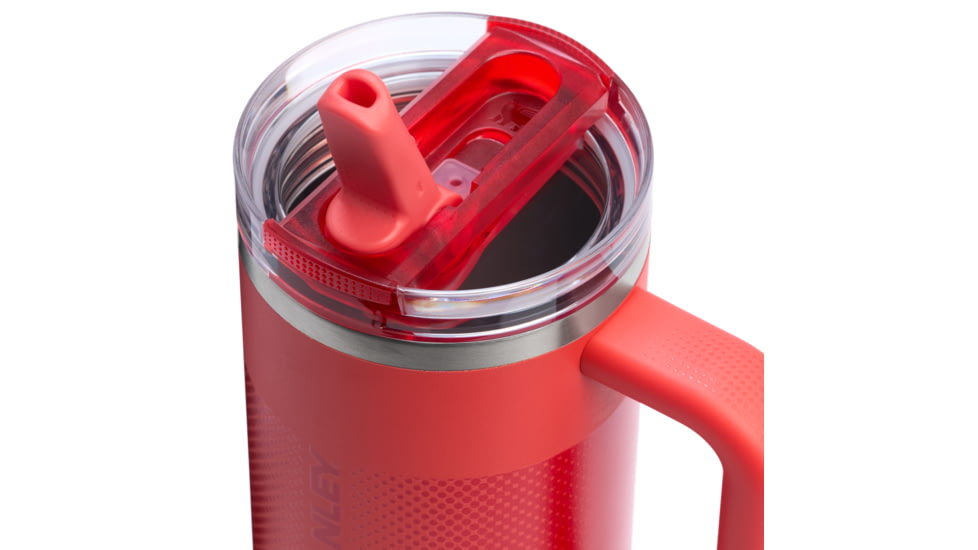 Stanley The Quencher ProTour Flip Straw Tumbler, Hot Coral Fade, 30 oz, 10-12485-046