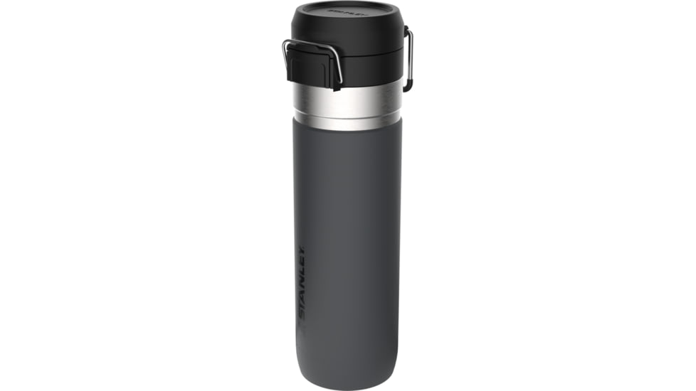 Stanley The Quick Flip GO Bottle, Black 2.0, 24 oz/0.71 L, 10-12101-001