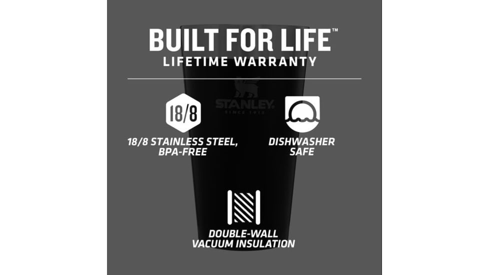 Stanley The Stacking Beer Pint, Lavender, 16 oz, 10-02282-283