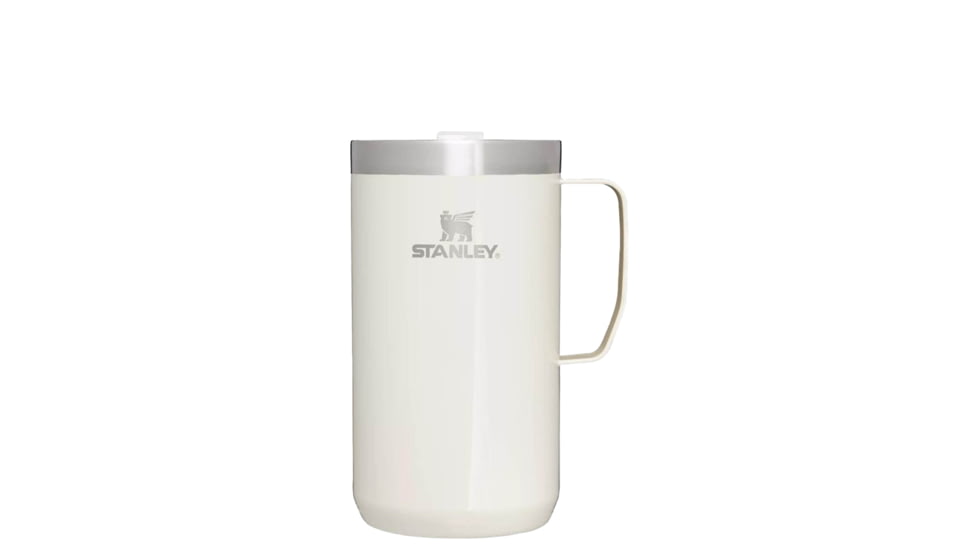 Stanley The Stay-Hot Camp Mug 24oz, Cream Gloss, 24 oz/0.71 L, 10-11443-010