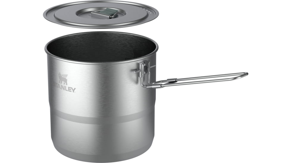 Stanley Wildfare Go Locking Pot, Stainless Steel Shale, 3 qt/2.8 L, 10-12877-001