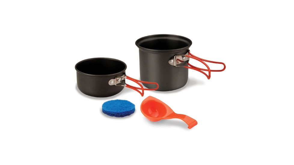 Stansport 1 Person Cook Set - Hard Anodized Aluminum 246