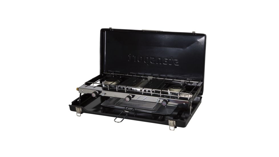 Stansport 2 Burner Stove &amp; Infrared Broiler, 215-200