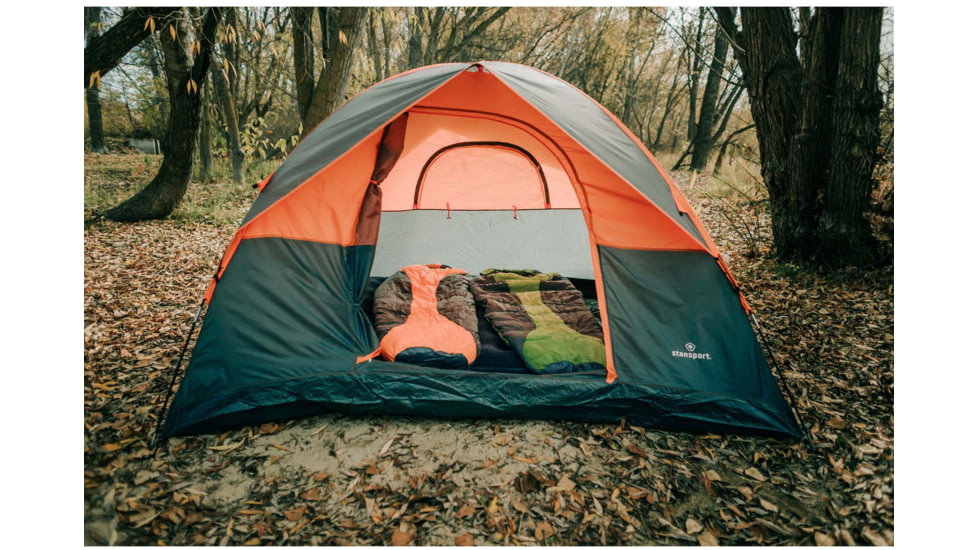Stansport 3 Season Everest Tent, Orange/Grey, 733-63