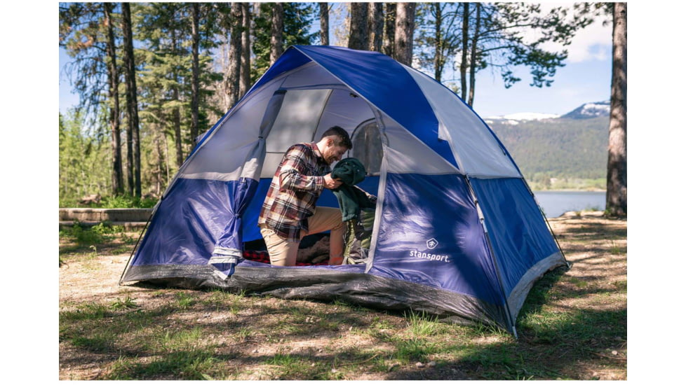 Stansport 3 Season Tent - 8 X 10 X 6 Ft - Teton 733