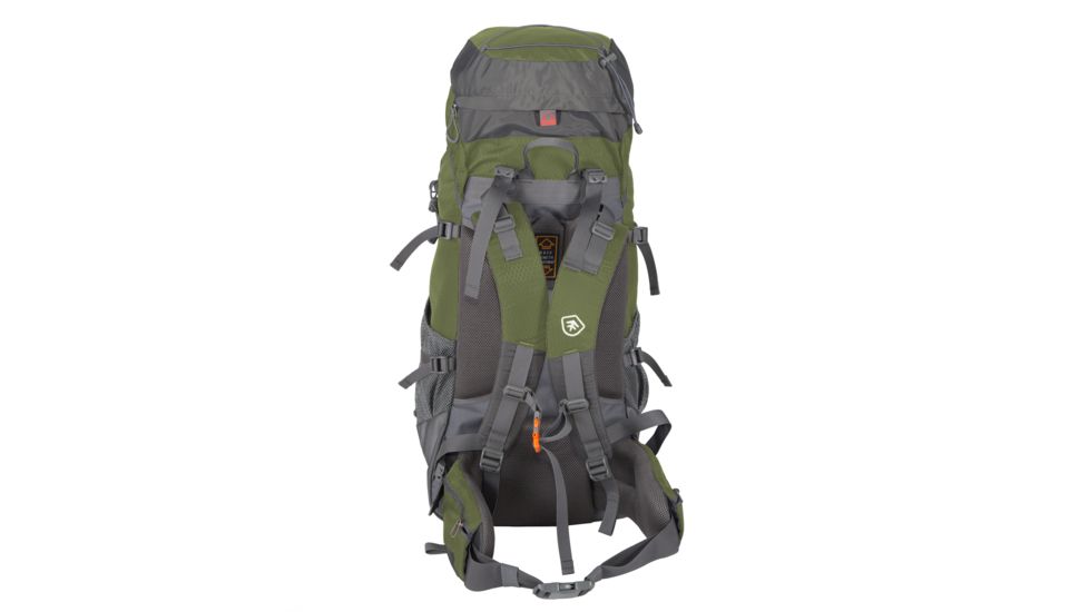 Stansport Adjustable Suspension Frame Pack 70+10 L, w/Hideaway Rain Cover, Olive 1017-100-10