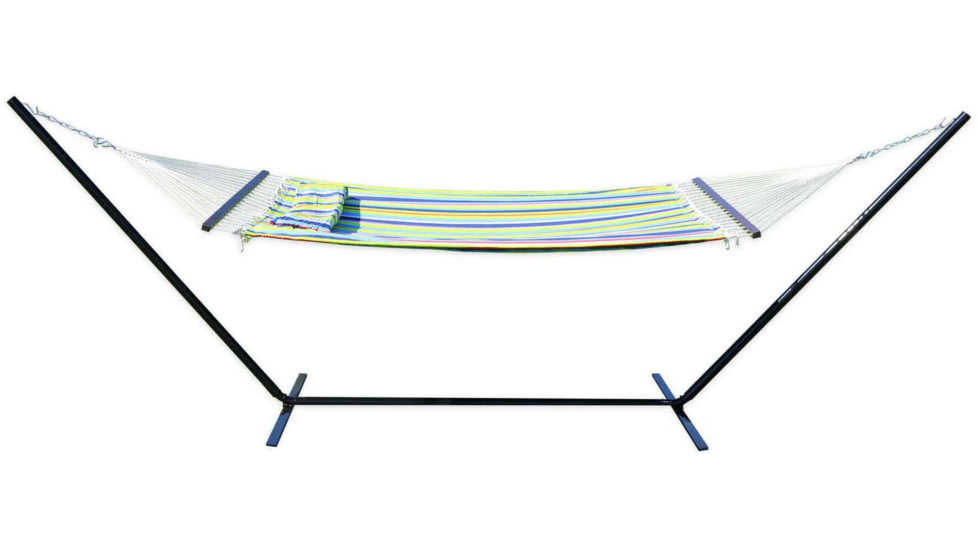 Stansport Antigua Cotton Hammock w/Stand- Double - 78x57in 30900