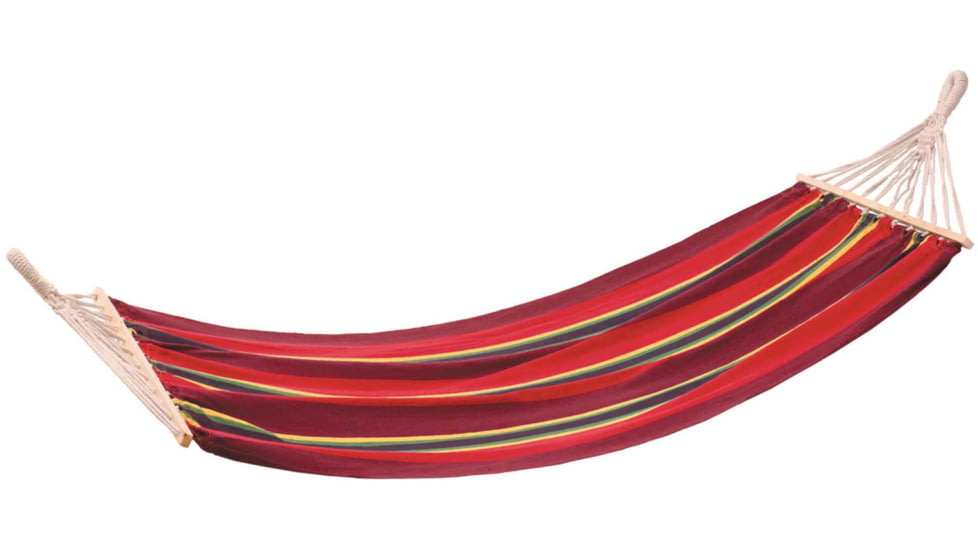 Stansport Bahamas Cotton Hammock - Single - Burgundy - 78x37in 30800-61