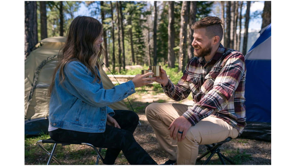 Stansport Black Aluminum Folding Camp Stool, 225lb. Capacity 62600