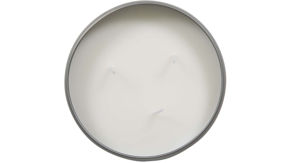 Stansport Bug Repellent Citronella Candle - 3-Wick, 10 oz, Stainless/White, 126