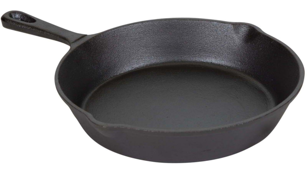 Stansport Cast Iron Fry Pan - 10-1/2 In - Pre-Seasoned 16067