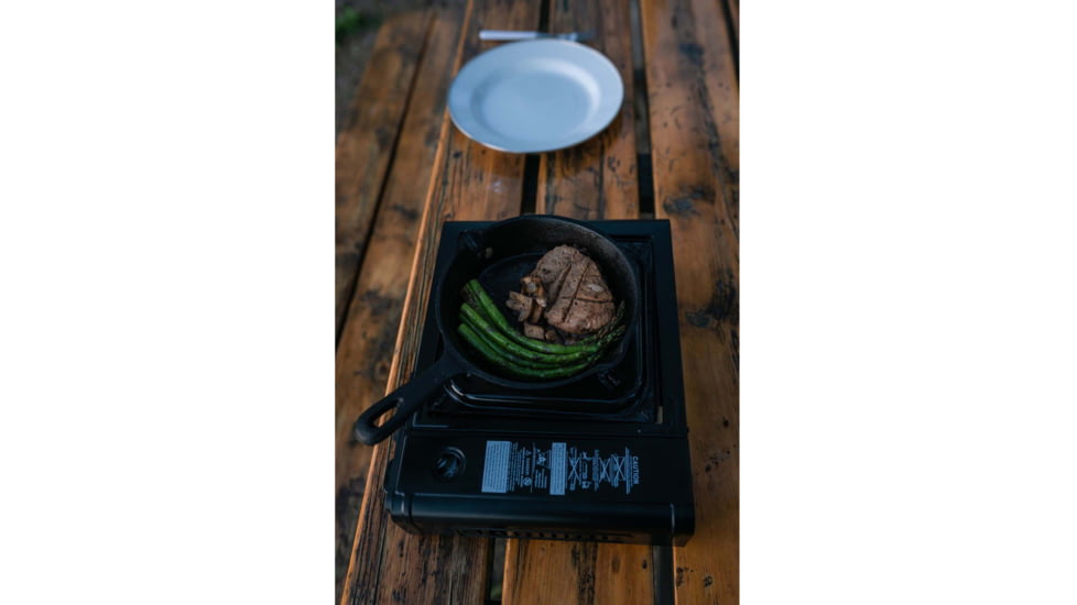 Stansport Cast Iron Fry Pan - 8in, Black, 16052