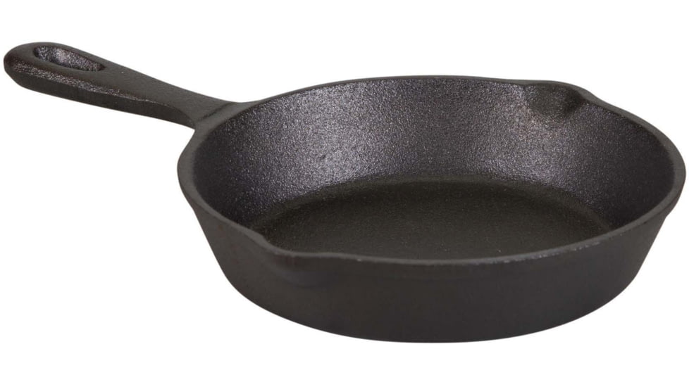 Stansport Cast Iron Fry Pan - 8in, Black, 16052