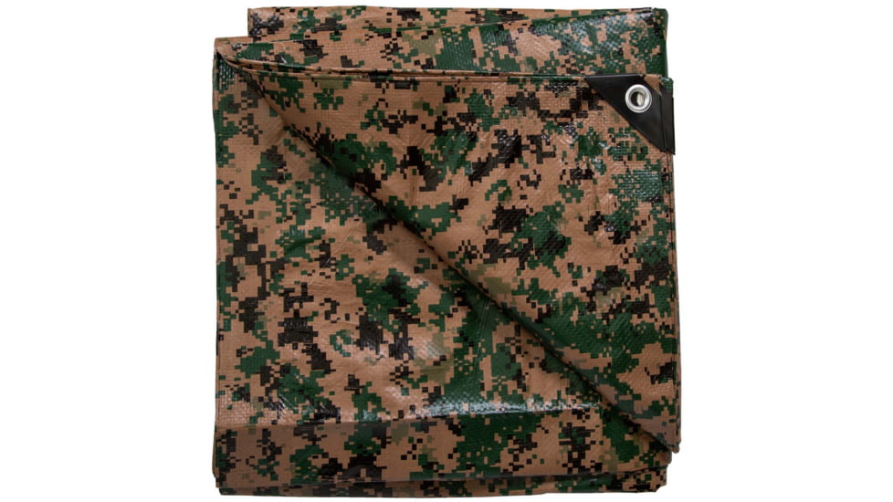 Stansport Digital Camo Tarp - 8x10ft,Woodland T-810-17