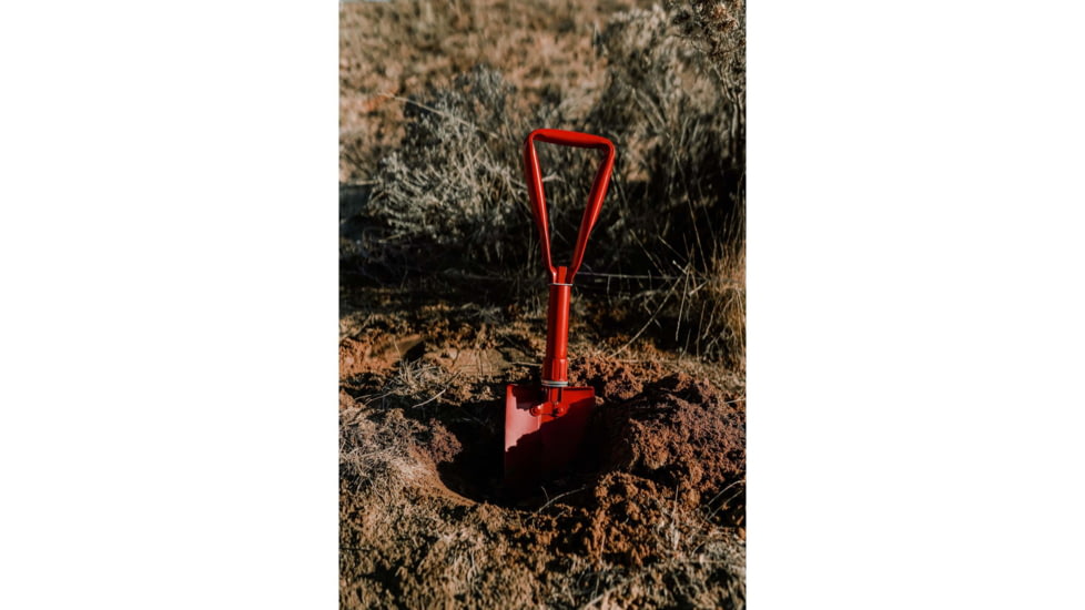 Stansport Double Folding Shovel - Red 328-R