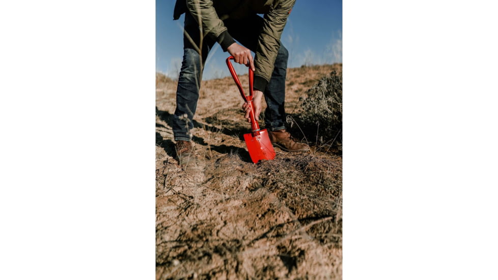 Stansport Double Folding Shovel - Red 328-R