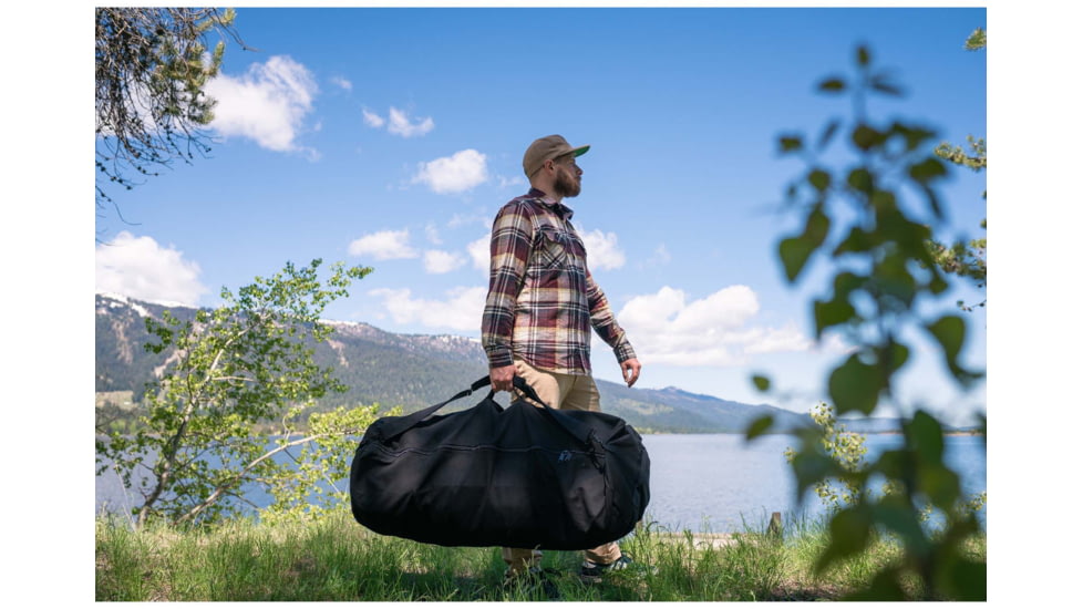 Stansport Duffel Bag w/ Zipper - Black - 21x36in 1230-20