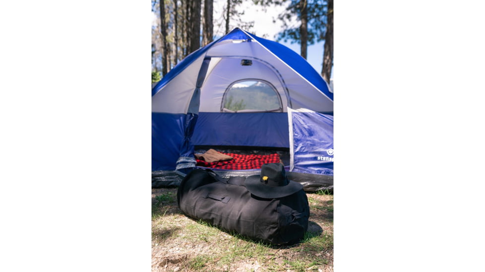 Stansport Duffel Bag w/ Zipper - Black - 21x36in 1230-20