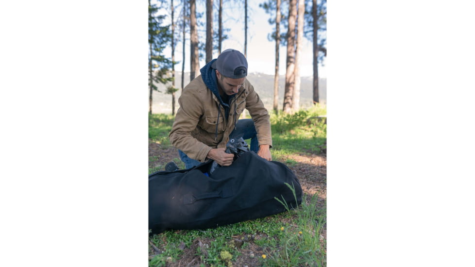 Stansport Duffel Bag w/ Zipper - Black - 21x36in 1230-20