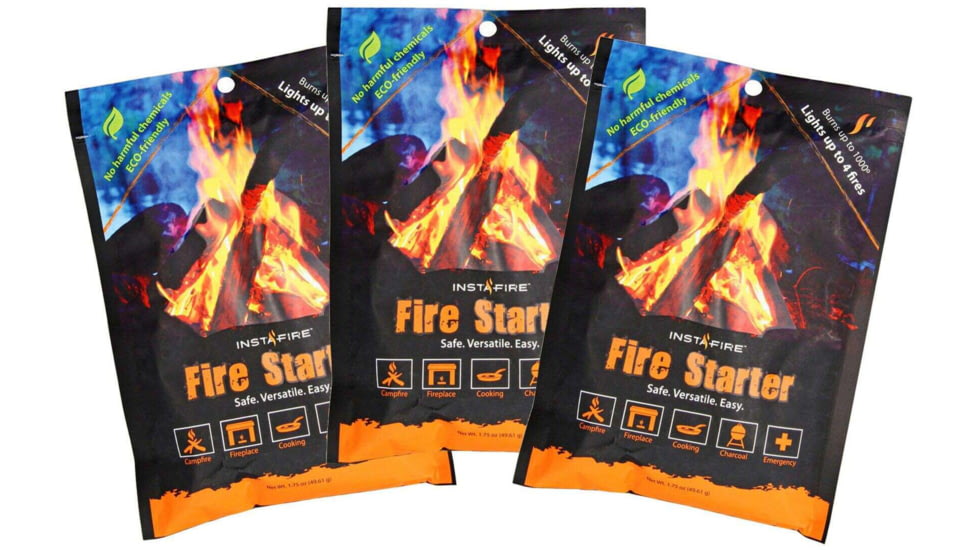Stansport Instafire Charcoal Starter - 3 Pack Pouch 90-02535