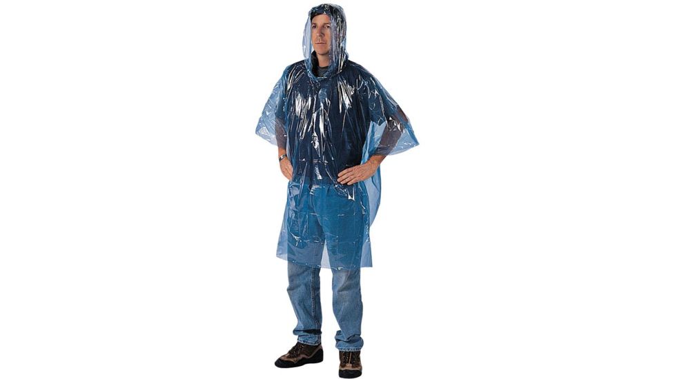 Stansport Emergency Poncho Assort. Color 964