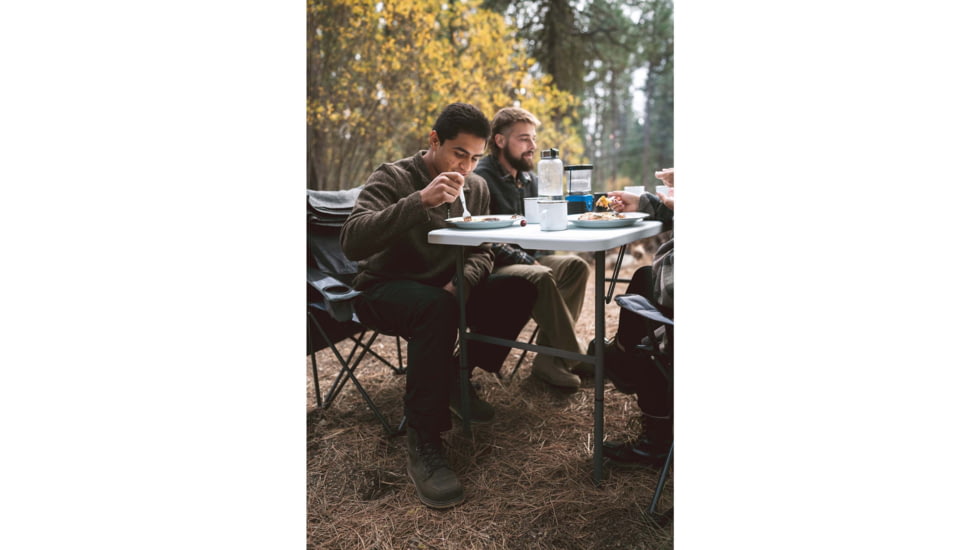 Stansport Folding Table - White - 48 In X 24 In X 29 In 616-2448