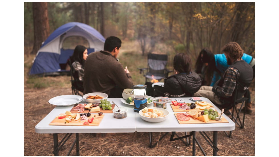Stansport Folding Table - White - 48 In X 24 In X 29 In 616-2448