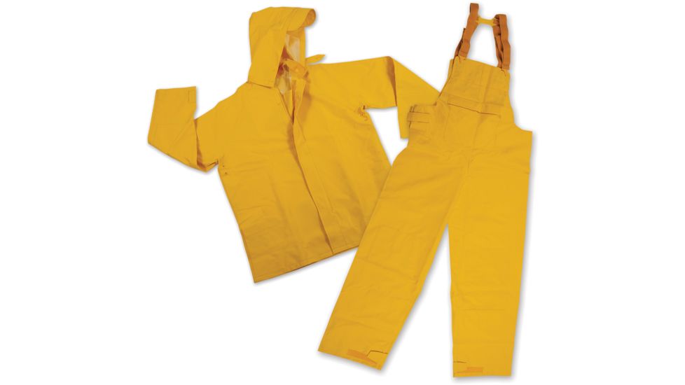 Stansport Industrial Rain Jacket, Yellow, Large, 2014-T-L