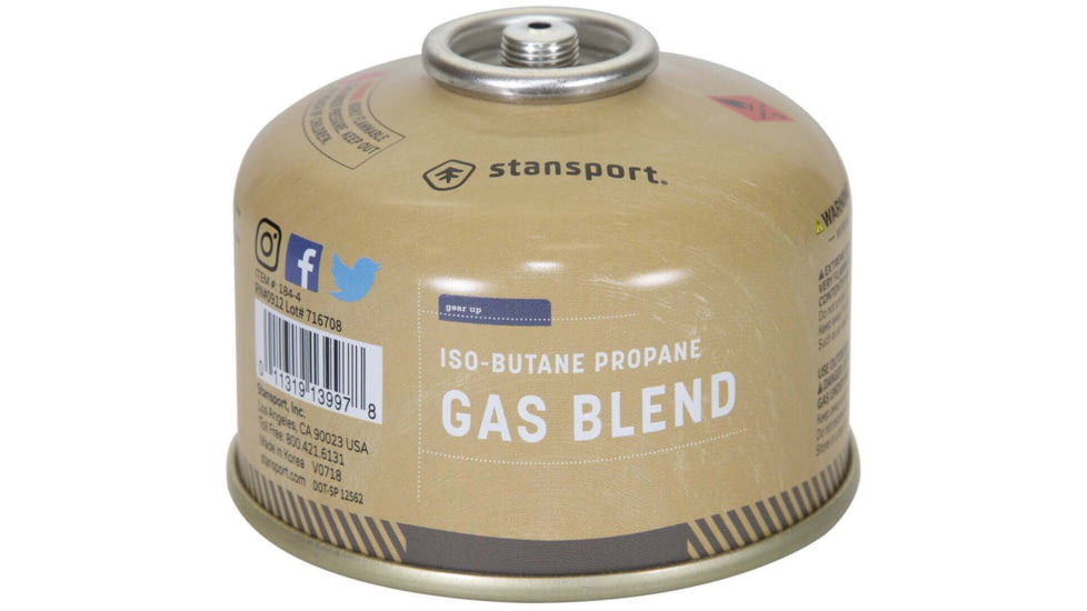 Stansport Iso-Butane Gas 4 Oz, 184-4