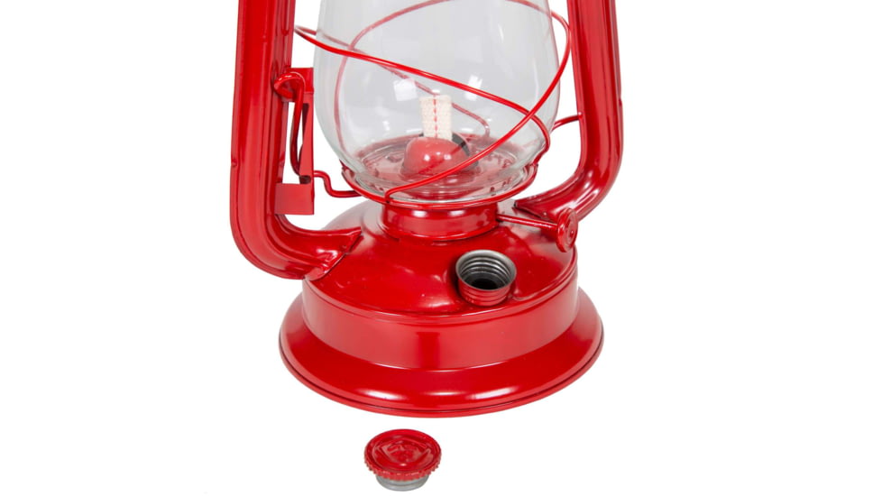 Stansport Kerosene Hurricane Lantern, 12in., Red 48220
