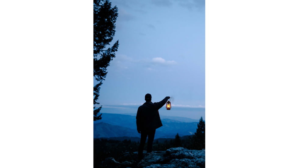 Stansport Kerosene Hurricane Lantern, 12in., Red 48220
