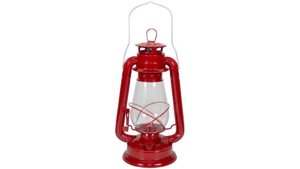 Stansport Kerosene Hurricane Lantern, 12in., Red 48220