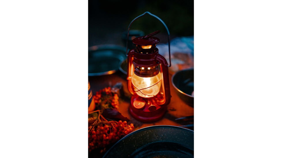 Stansport Kerosene Hurricane Lantern, 8in., Red 48222