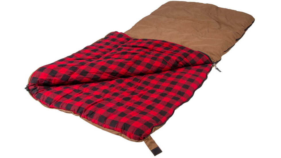 Stansport Kodiak Canvas 6 Lb Sleeping Bag, Olive, 39x81in, 529-100