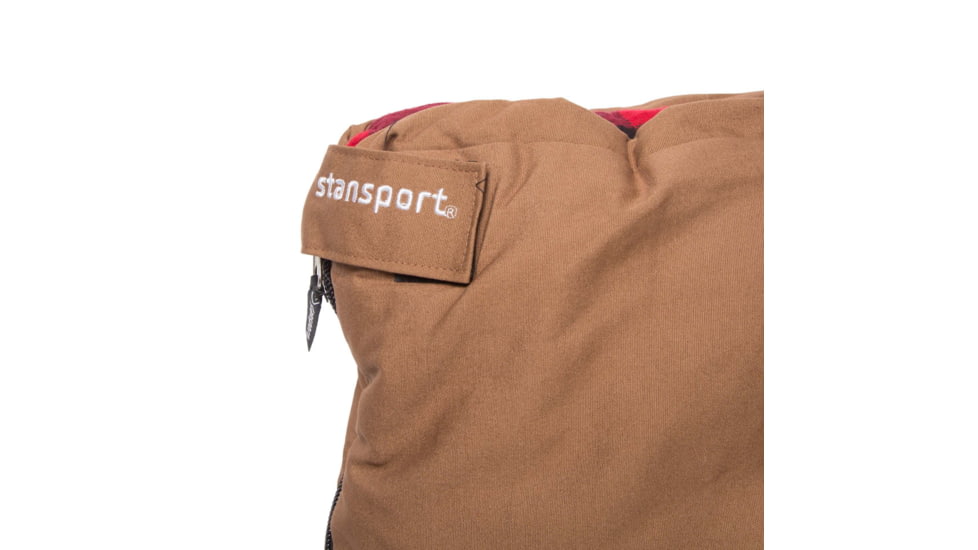 Stansport Kodiak Canvas 6 Lb Sleeping Bag, Olive, 39x81in, 529-100