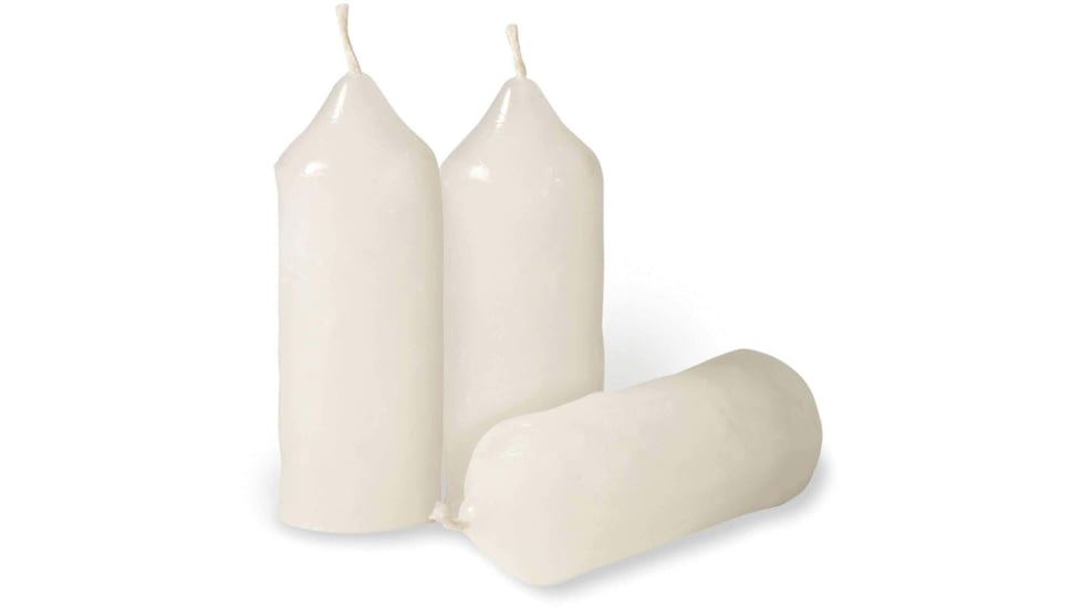 Stansport Lantern Candles - 3 Pack, White, 4.5L x 1W, 228