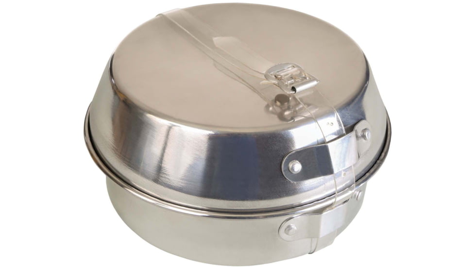 Stansport Mess Kit - 2 Man Aluminum - Polished 245-P