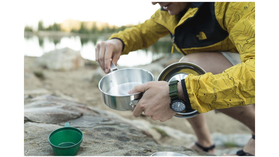 Stansport Mess Kit - 2 Man Aluminum - Polished 245-P
