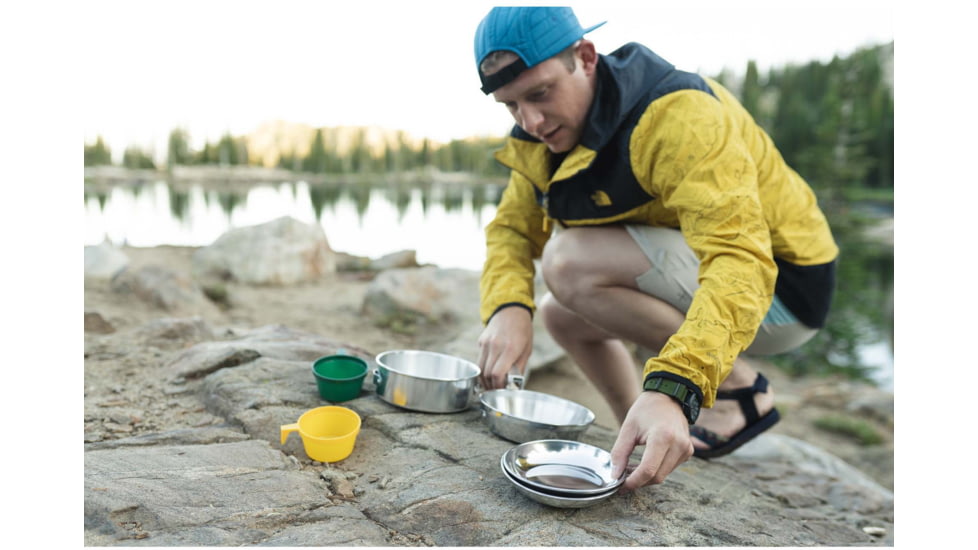 Stansport Mess Kit - 2 Man Aluminum - Polished 245-P