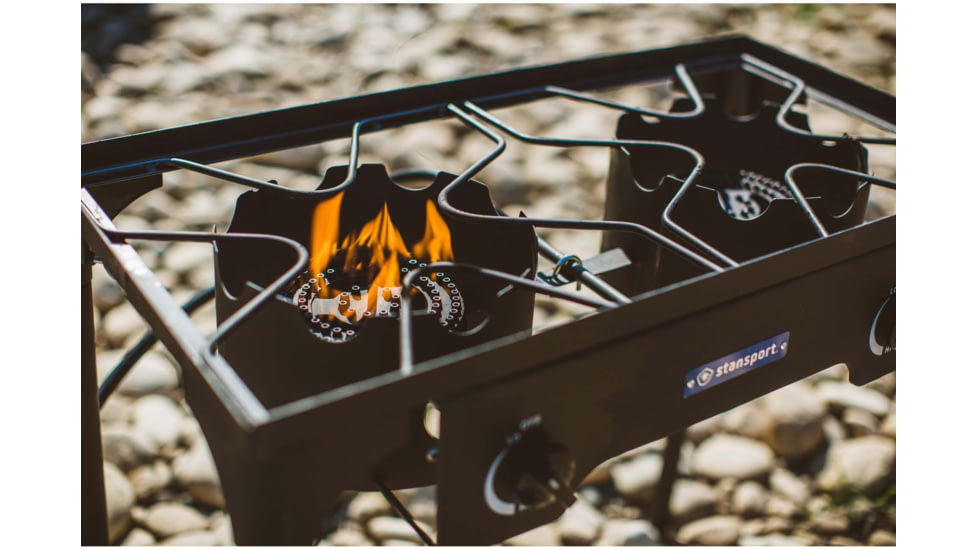 Stansport Outdoor Stove, 2 Burners 101840