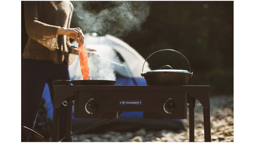 Stansport Outdoor Stove, 2 Burners 101840