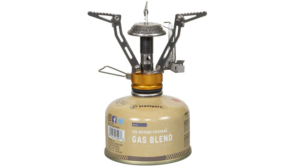 Stansport Portable Butane Stove - Piezo Starter 184