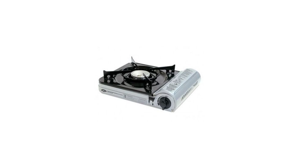 Stansport Portable Outdoor Butane Stove - Stainless 186-200