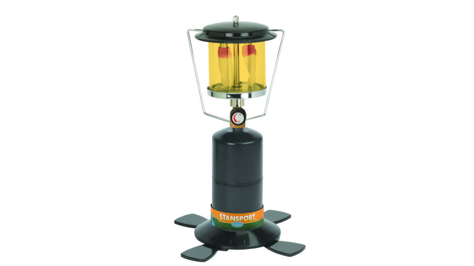 Stansport Propane Lantern - Double Mantle W/ Amber Globe 170-63