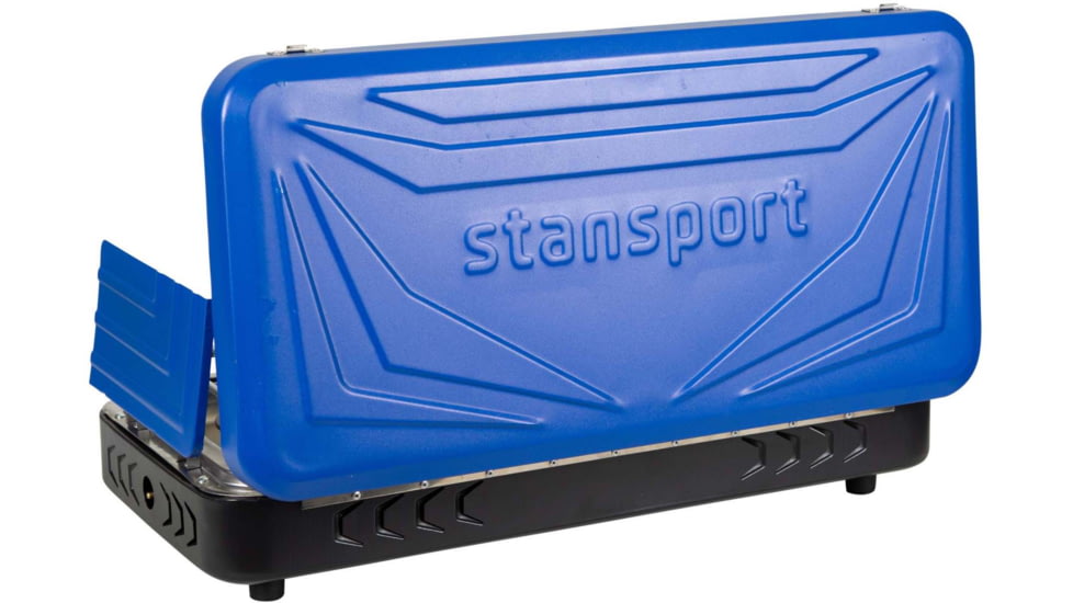 Stansport Propane Stove, w/2 - 25 K and 1-10 K Burners, Blue, 212-300-50