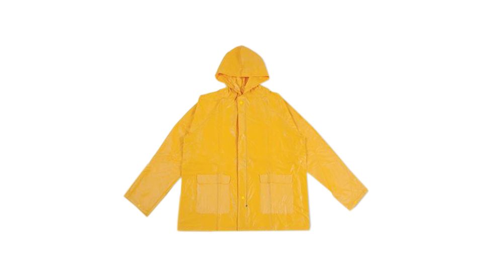 Stansport Pvc Raincoat Cloth Back - Yellow - Xl 2010-XL